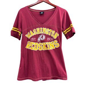 Washington Redskins NFL Womens V-Neck T-Shirt Size M